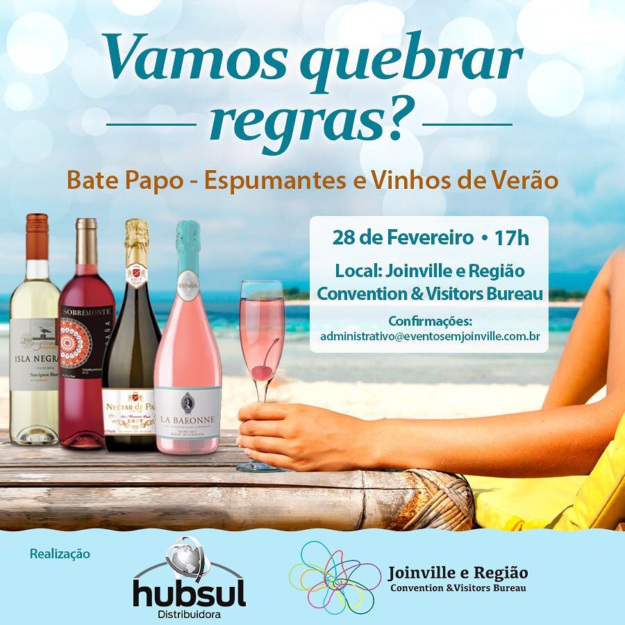 Associados Convention Convidados Para O Bate Papo Com Espumantes E Vinhos De Verão Joinville 1190